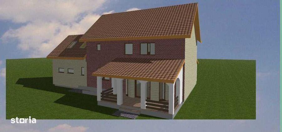 Casă cu 4 camere cu Teren 350 Mp în Livada