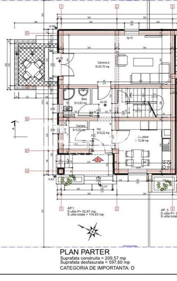 Duplex cu 4 camere cu Canalizare în Sânpetru