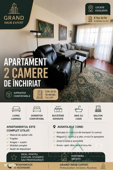 Apartament 2 Camere | 50 MP | Balcon | Grigorescu/Profi - 1