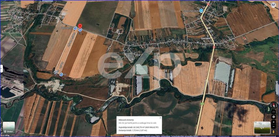 Teren agricol extravilan de 62000 mp, în Iepurești