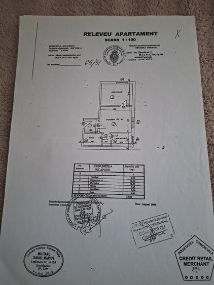 Apartament cu 2 camere semidecomandat în Compozitorilor