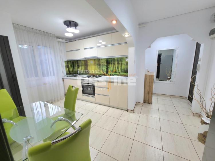 Apartament cu 3 camere semidecomandat, mobilat în Militari