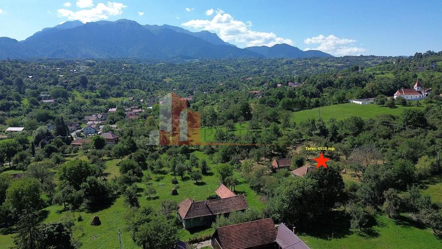 Teren Construcții intravilan de 4558 mp, în Bran