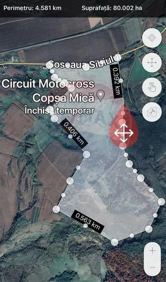 Teren de 659000 mp, în Copșa Mică