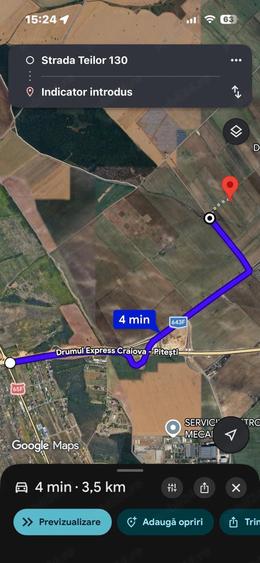 Teren de 450 mp, în Ghercești