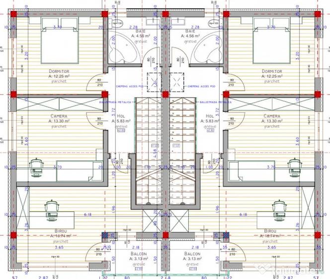 Casă cu 4 camere cu Teren 454 Mp în Chinteni