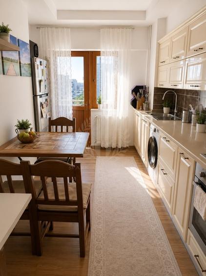 Apartament cu 3 camere decomandat, mobilat în Republicii