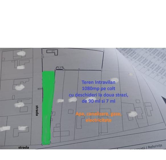 Teren Construcții intravilan de 1080 mp, în Apollo