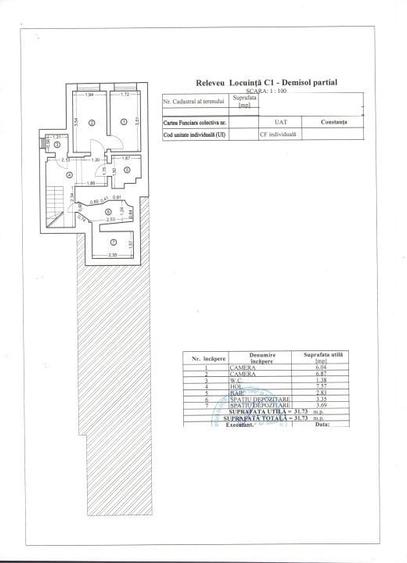 Birou, de 204 mp, în Central