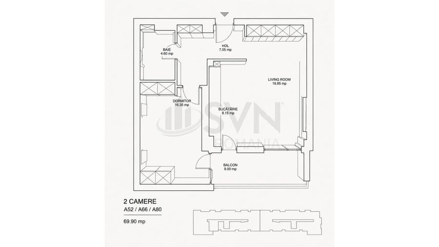 REA1029159 Apartament l 2 Camere l My Place North - 10