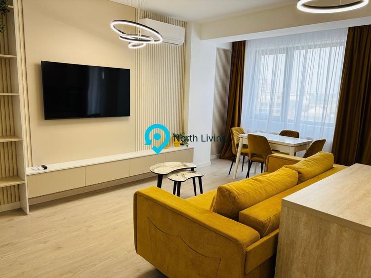 Apartament cu 2 camere, mobilat în Pipera