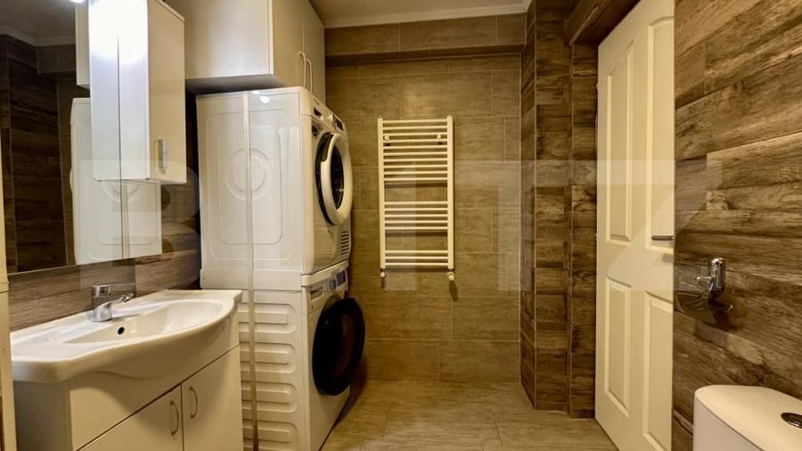 Apartament central, 3 camere, terasa 12mp, mobilat ?i util - 8