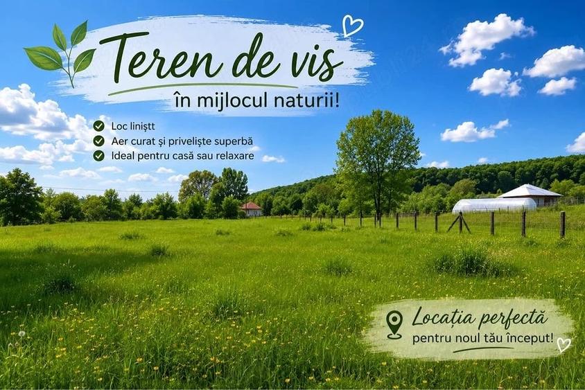 Teren de 4513 mp, în Slătioara