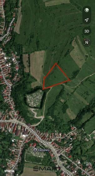 Teren de 3600 mp, în Tărlungeni