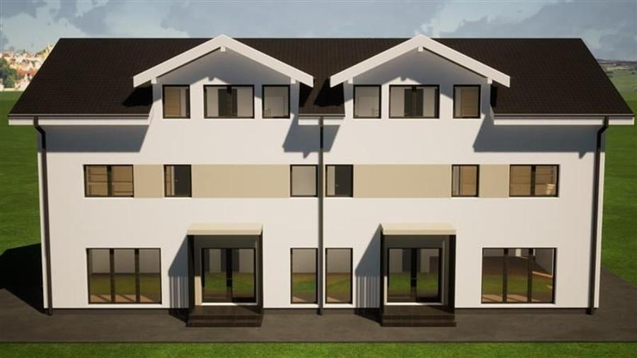 Duplex cu 4 camere cu Teren 210 Mp în Tărlungeni