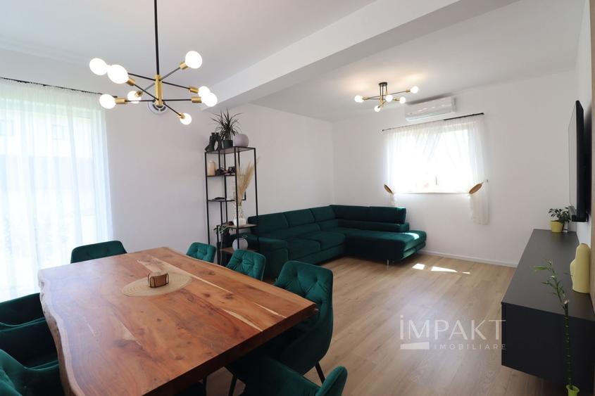 Duplex cu 4 camere cu Canalizare în Chinteni