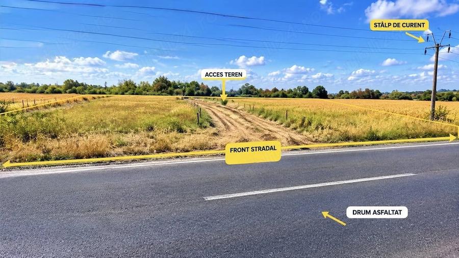 Teren de 350 mp, în Nord