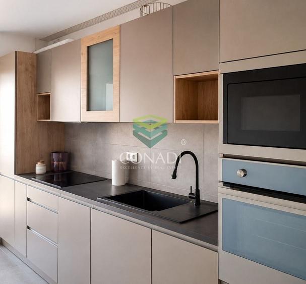 Apartament cu 3 camere semidecomandat, mobilat în Domenii