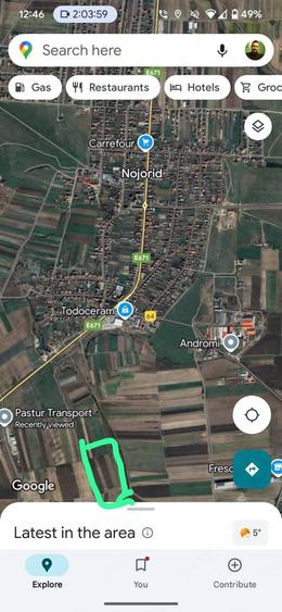 teren 4.634 mp in Nojorid-Bihor puz zona industriala - 20 mp - 1