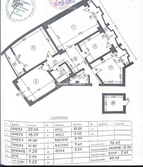Apartament cu 4 camere decomandat în 13 Septembrie