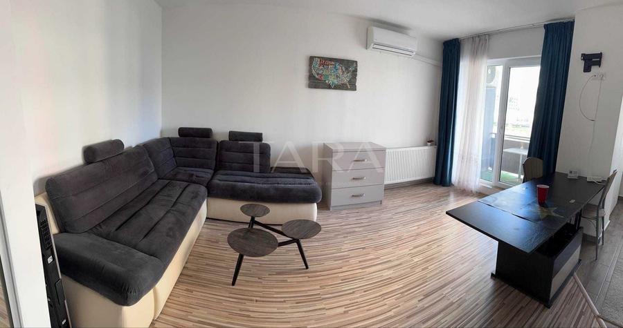 Apartament cu 2 camere semidecomandat, mobilat în Vest