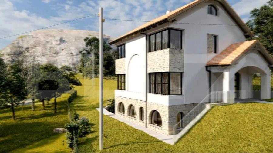 Casă individuală cu 8 camere cu Teren 3000 Mp în Almașu Mare