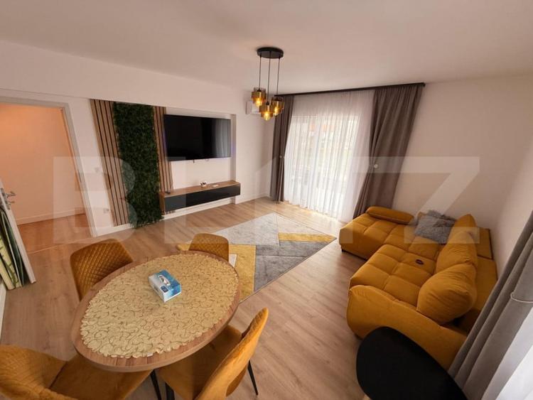 Apartament cu 2 camere ,etaj 1, 70mp util , balcon 12mp, Bar - 1
