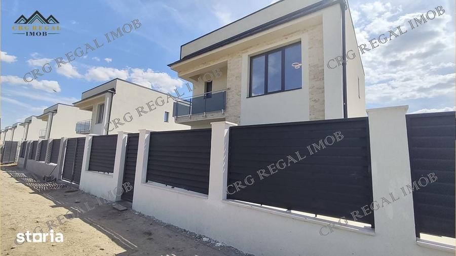 Casa noua cu 4 camere 3 bai si curte 445mp in Comuna Berceni - 5