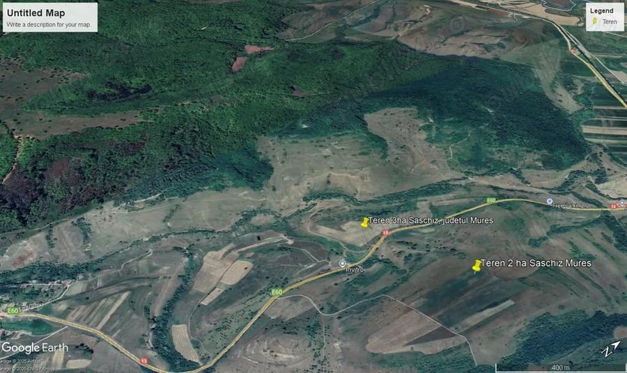 Teren de 30000 mp, în Saschiz