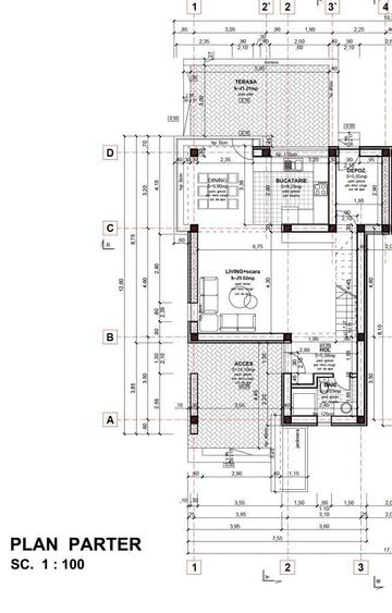 Vila Tunari Otopeni | 23 august | 4 camere | 147 mpu | 300 teren - 11