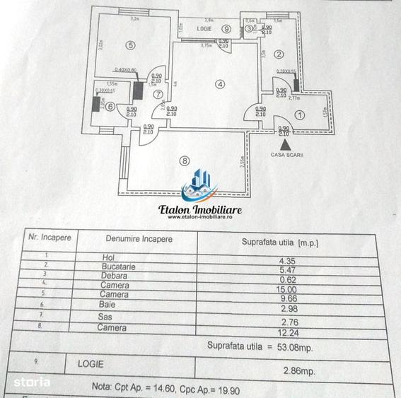 Apartament cu 3 camere semidecomandat în Dărmănești — fotografia 1