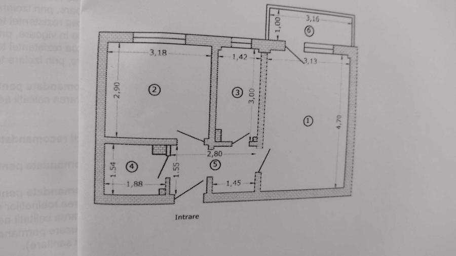 Apartament cu 2 camere decomandat în Drumul Taberei