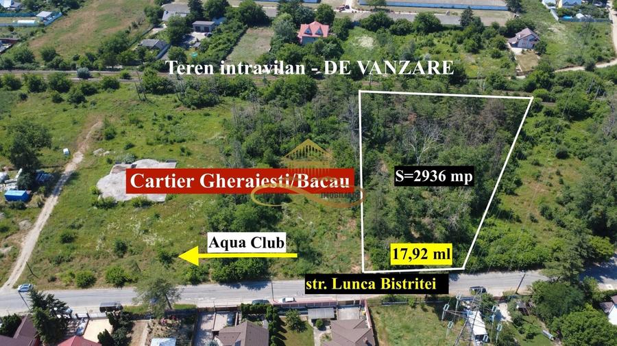 Teren Construcții intravilan de 2939 mp, în Calea Moldovei