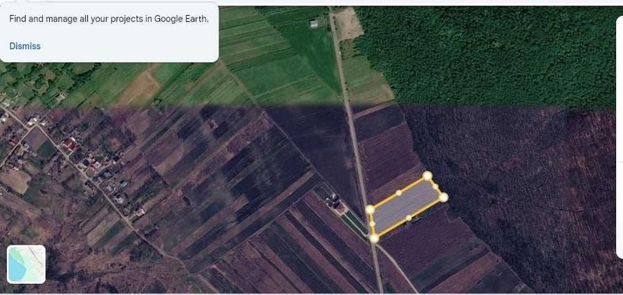 Teren de 10000 mp, în Exterior Vest