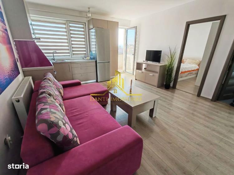 Apartament cu 2 camere semidecomandat, mobilat în Între Lacuri