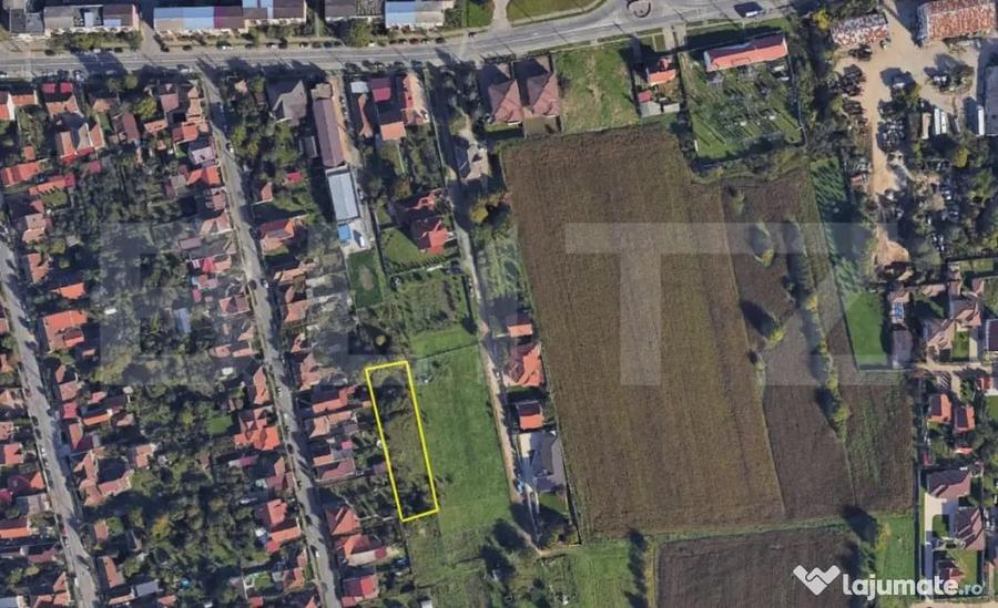 Teren de 1017 mp, în Central