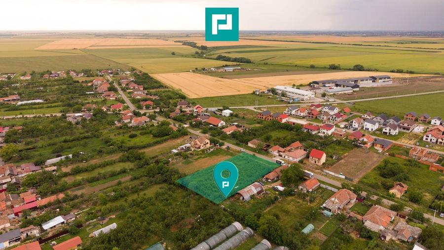 Teren agricol intravilan de 2398 mp, în Tisa Nouă