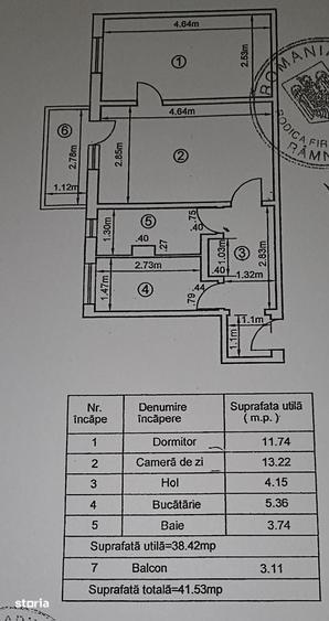 Apartament doua camere, etaj 3, C uri Ostroveni - 7