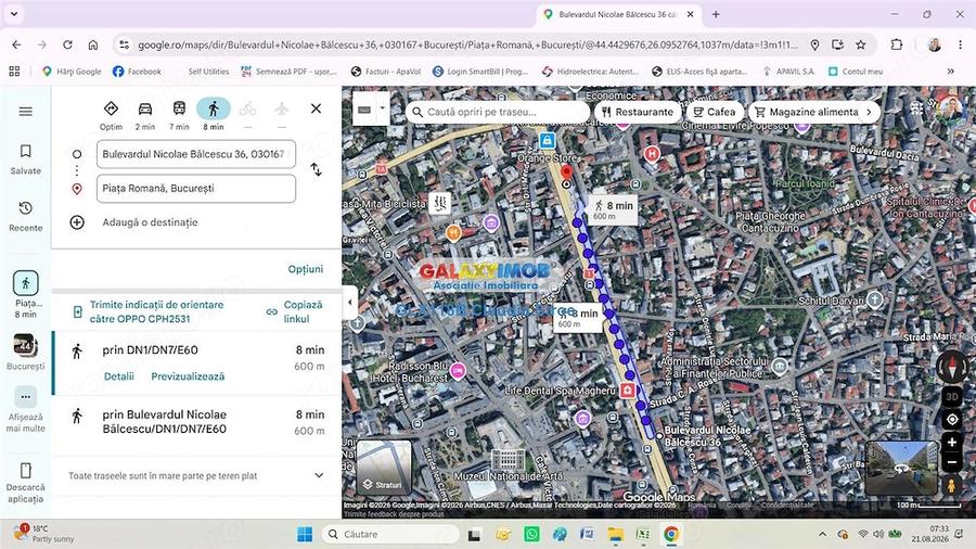 Garsonieră semidecomandată, mobilată în Romană