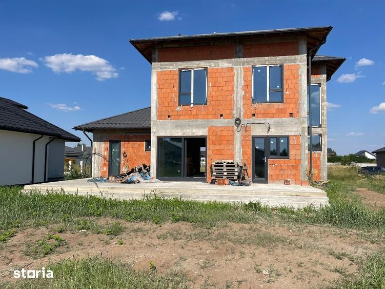 Imobiliare Domnesti Casa la rosu str Ciocarliei garaj+beci 750curte - 2