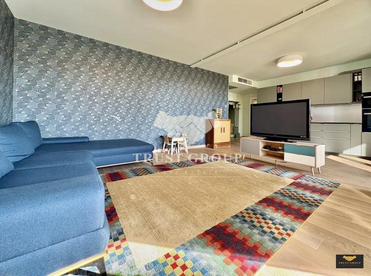 Apartament cu 3 camere decomandat, mobilat în Herăstrău