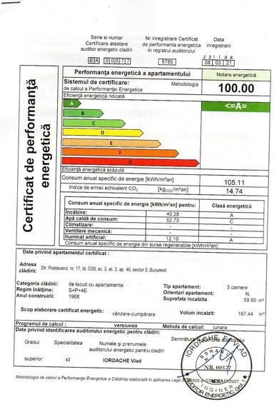 Apartament 3 camere in Titan, bloc 4 etaje - 8