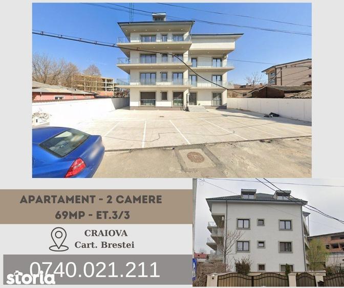 Cart. Brestei - Apartament - 2 camere - 69mp - Et.3/3, Craiova - 1