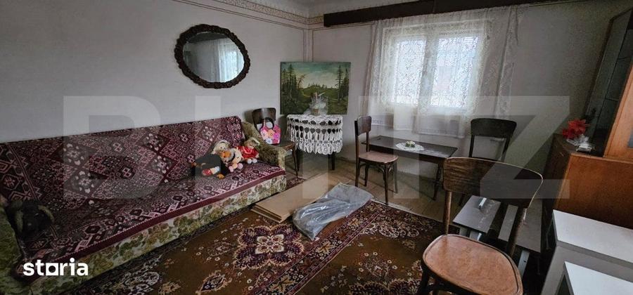 Casă cu 2 camere cu Teren 1200 Mp în Brănești