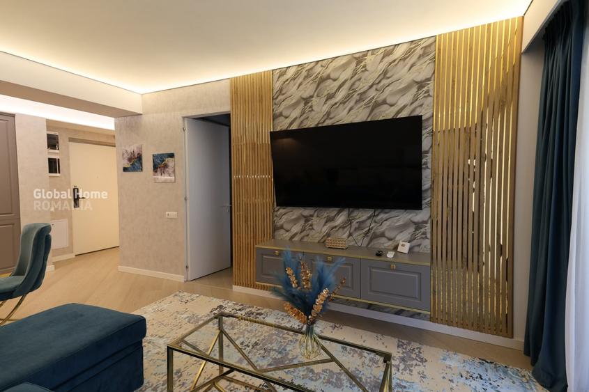 Apartament cu 2 camere semidecomandat, mobilat în Pipera
