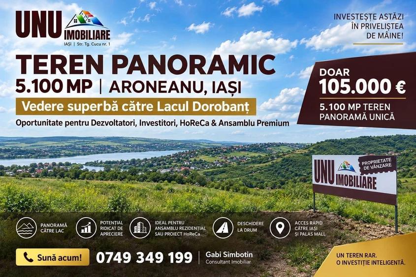 Teren extravilan de 5100 mp, în Central