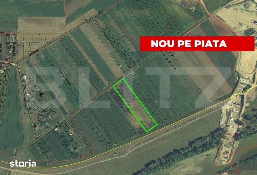 Teren de 13900 mp, în Partoș