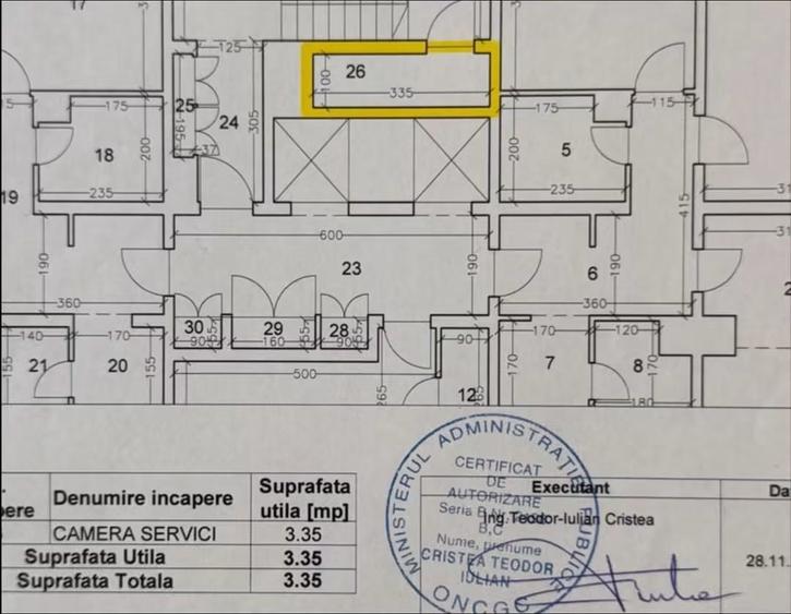 Apartament cu 3 camere decomandat în Militari