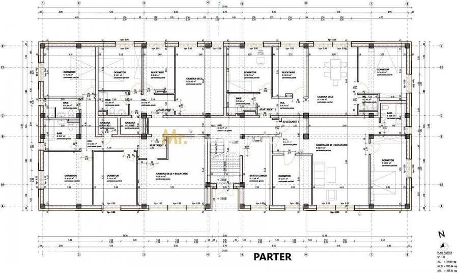 Apartament cu 2 camere în Central
