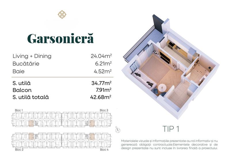 Garsoniera de vanzare, locatie excelenta langa metrou Berceni, Popesti - 28
